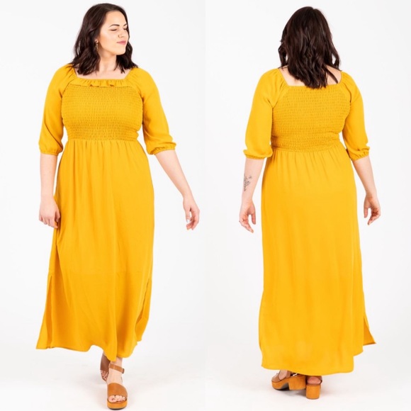 Piper & Scoot Carly Ruffle Smocked Maxi Dress - Picture 6 of 6